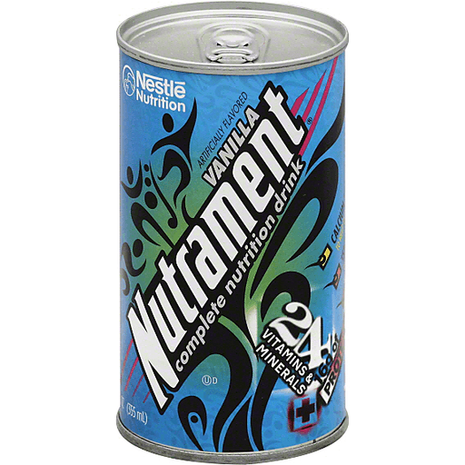Nutrament Nutrament Vanilla Complete Nutrition Drink 12 Fl. Oz. Can Health & Beauty Gray