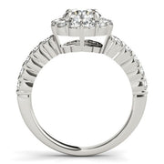 Bids.com 14k White Gold Round Floral Motif Diamond Engagement Ring (1 5/8 cttw) Rings White Smoke 3 / White Gold,3.5 / White Gold,4 / White Gold,4.5 / White Gold,5 / White Gold,5.5 / White Gold,6 / White Gold,6.5 / White Gold,7 / White Gold,7.5 / White Gold,8 / White Gold,8.5 / White Gold,9 / White Gold