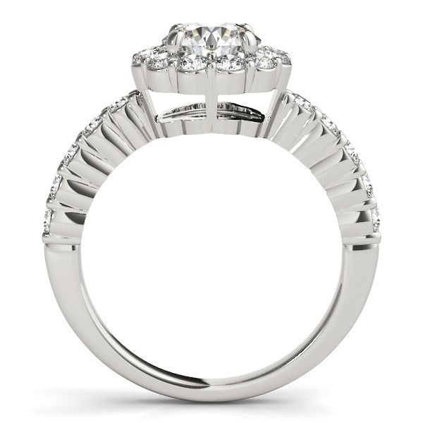 Bids.com 14k White Gold Round Floral Motif Diamond Engagement Ring (1 5/8 cttw) Rings White Smoke 3 / White Gold,3.5 / White Gold,4 / White Gold,4.5 / White Gold,5 / White Gold,5.5 / White Gold,6 / White Gold,6.5 / White Gold,7 / White Gold,7.5 / White Gold,8 / White Gold,8.5 / White Gold,9 / White Gold