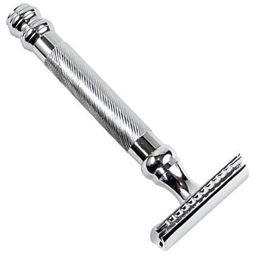 Parker Parker 98R Heavyweigh 3-Piece Double Edge Safety Razor Safety Razor Light Gray