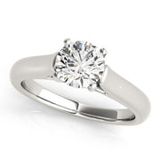 Bids.com 14k White Gold Cathedral Design Solitaire Diamond Engagement Ring (1 cttw) Rings White Smoke 3 / White Gold,3.5 / White Gold,4 / White Gold,4.5 / White Gold,5 / White Gold,5.5 / White Gold,6 / White Gold,6.5 / White Gold,7 / White Gold,7.5 / White Gold,8 / White Gold,8.5 / White Gold,9 / White Gold