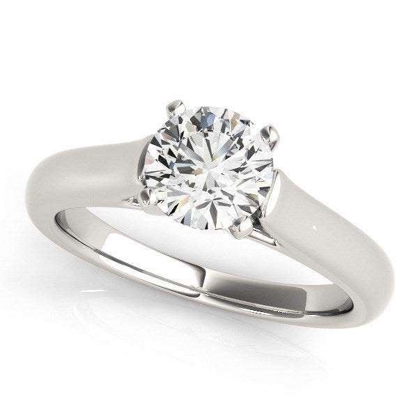 Bids.com 14k White Gold Cathedral Design Solitaire Diamond Engagement Ring (1 cttw) Rings White Smoke 3 / White Gold,3.5 / White Gold,4 / White Gold,4.5 / White Gold,5 / White Gold,5.5 / White Gold,6 / White Gold,6.5 / White Gold,7 / White Gold,7.5 / White Gold,8 / White Gold,8.5 / White Gold,9 / White Gold