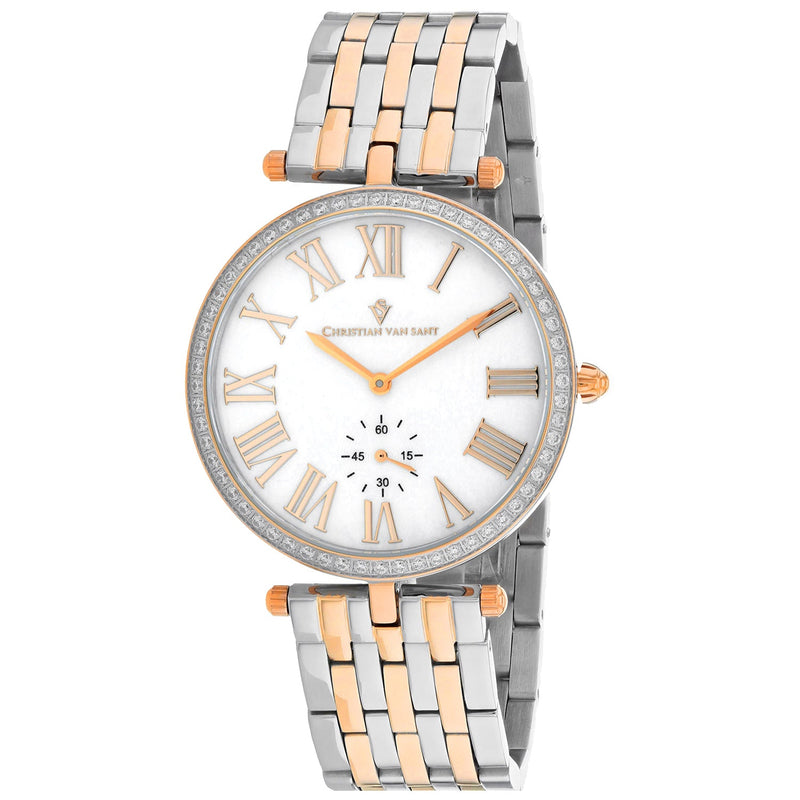 Bids.com Christian Van Sant Women's Hush Watches White Smoke