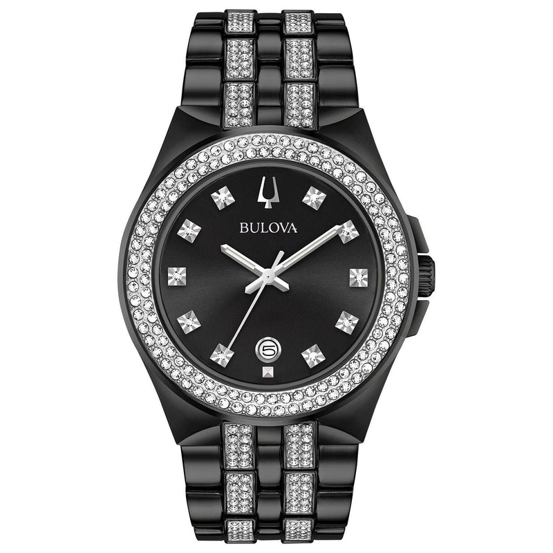 Bids.com Bulova Men's Crystal Watches White Smoke Default Title