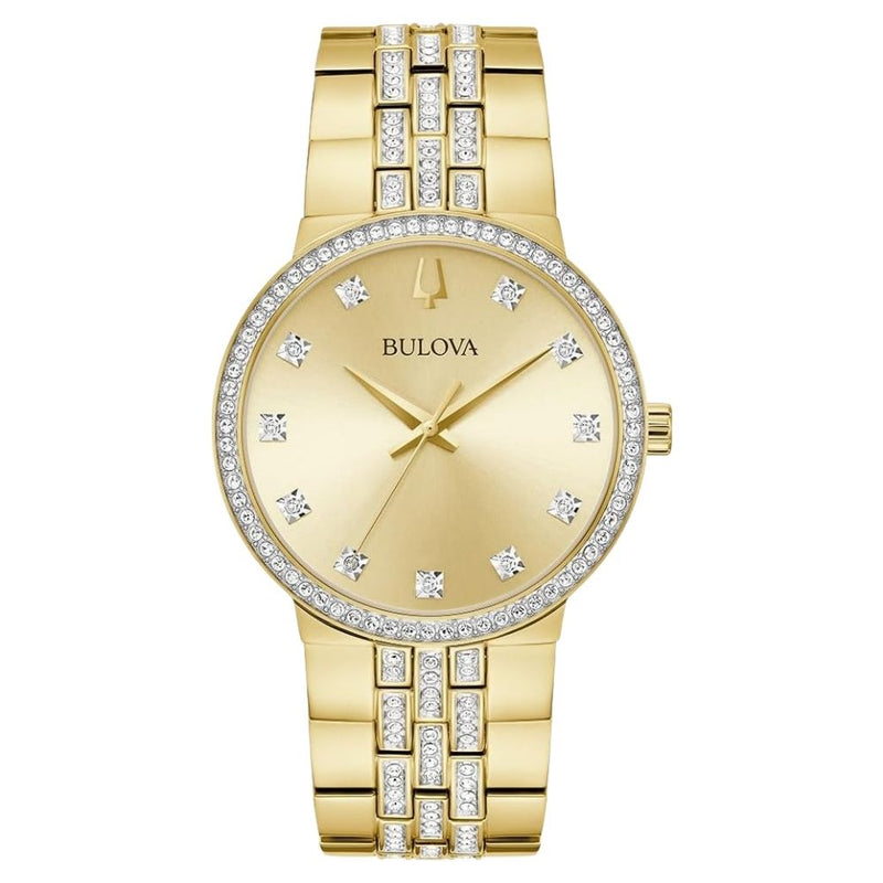 Bids.com Bulova Men's Crystal Watches White Smoke Default Title