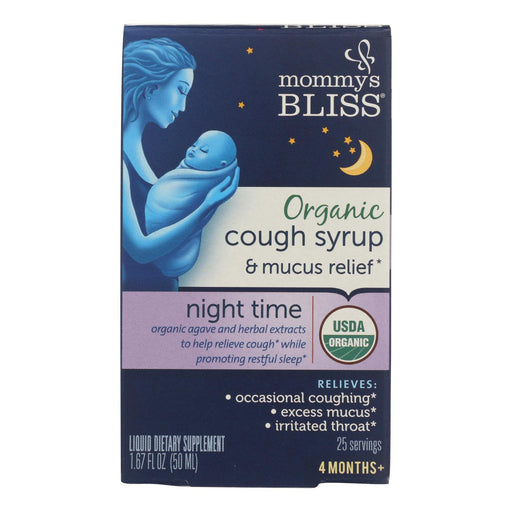 Mommy's Bliss Mommy's Bliss Night Time Cough & Mucus Relief Syrup - 1.67 Fl Oz Syrup Dark Slate Gray