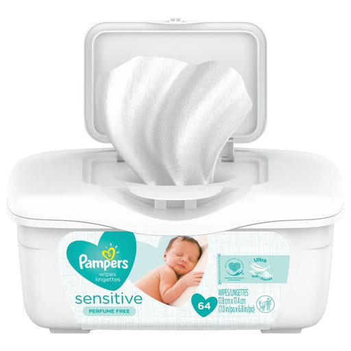 Pampers Pampers Baby Wipes Sensitive Perfume Free Tub Baby Wipes White Smoke