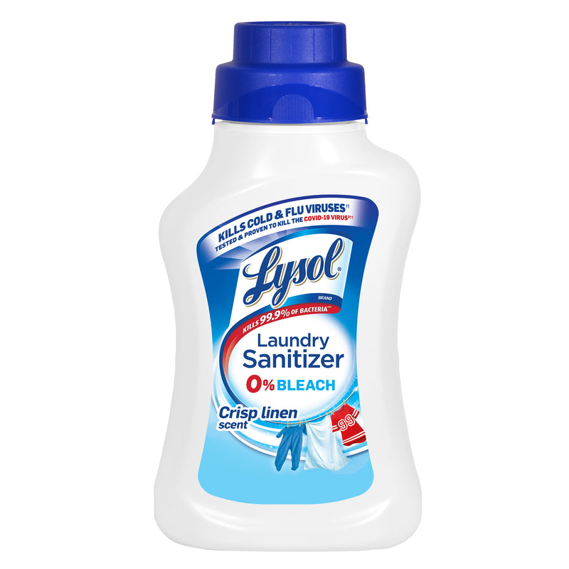 Lysol Lysol Laundry Sanitizer Additive, Kills 99.9% of Bacteria, Crisp Linen – 41 fl oz Laundry Supplies White Smoke