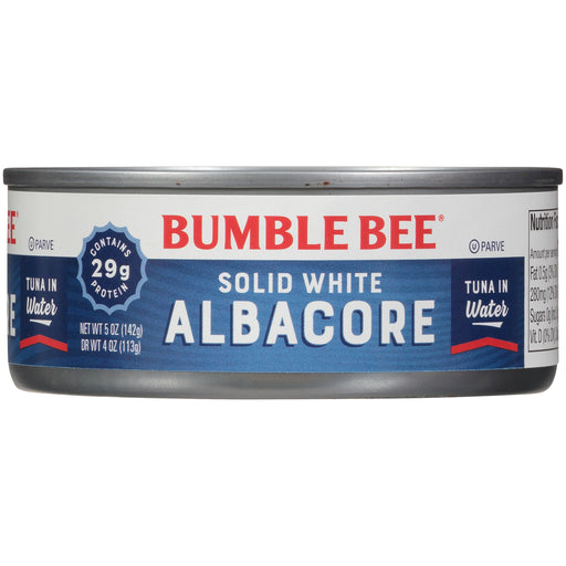 Bumble Bee Bumble Bee Solid White Albacore Tuna In Water, 5 Oz Can Soups & Broths Light Gray