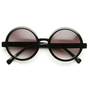 zeroUV 1980's Retro Round Sunglasses Fashion Sunglasses 8754 Sunglasses White Smoke Black Lavender