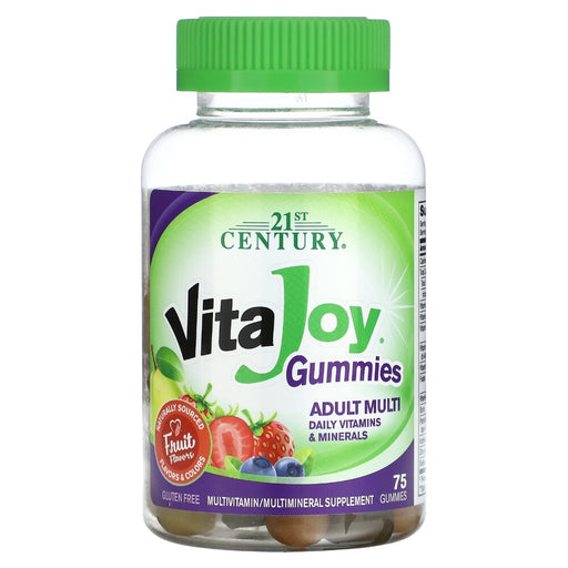 21st Century 21st Century Vitajoy Adult  Multivitamin Gummies 75Ct Vitamins & Supplements White Smoke