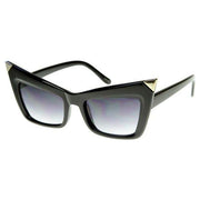 zeroUV New York Celebrity Fashion Pointed Cat Eye Sunglasses 8181 Sunglasses White Smoke Black,Tortoise,Red Lavender,Creme,White