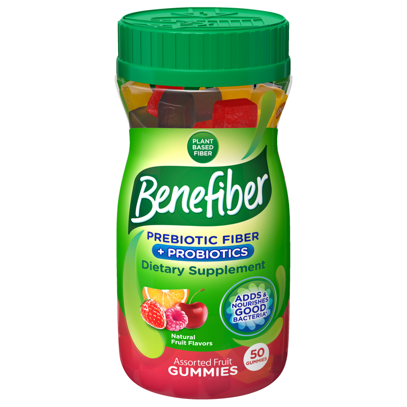 Benefiber Benefiber Prebiotic + Probiotic Gummies - Dual Action Biotic - Fruit Flavor - 50 ct Vitamins & Supplements White Smoke