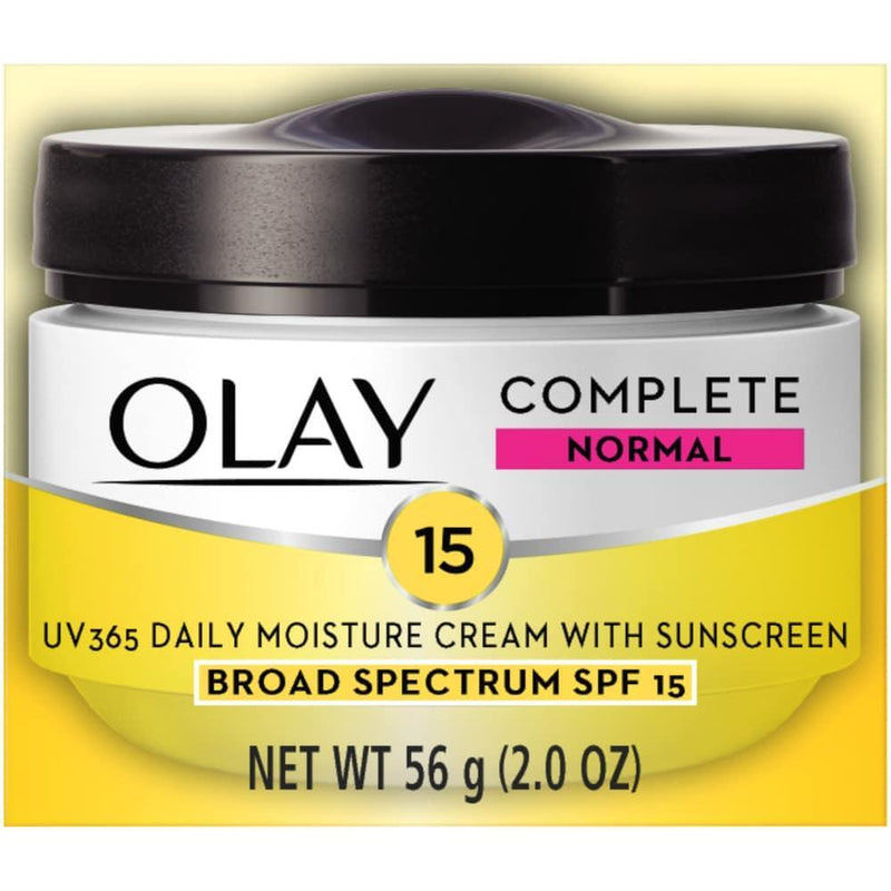 Olay Olay Complete All Day UV Moisture Cream SPF 15 Normal Skin - 2 Oz Face Cream Black