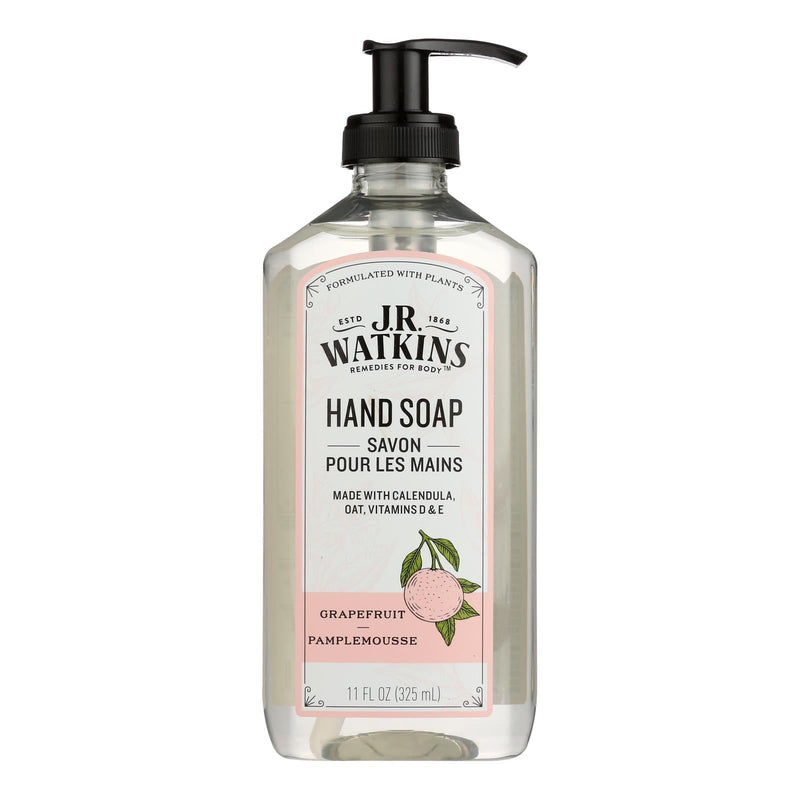 J.R. Watkins J.R. Watkins Grapefruit Hand Soap – Case of 3 (11 fl oz each) Grapefruits White Smoke