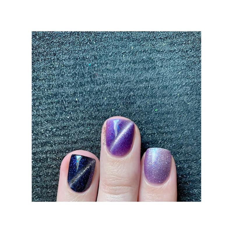 UberChic Beauty Galactic Night - Cats Eye Iridescent Gel Polish Gel Polish Dim Gray