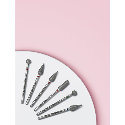 nbmsupply ELITE EMBRACE Professional Ball Nail Bit 5.0*4.8mm DD2502D Misty Rose 1 pcs,10 pcs