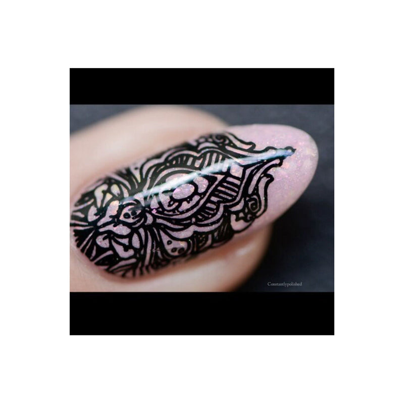 UberChic Beauty Collection 21 Stamping Plate Gray