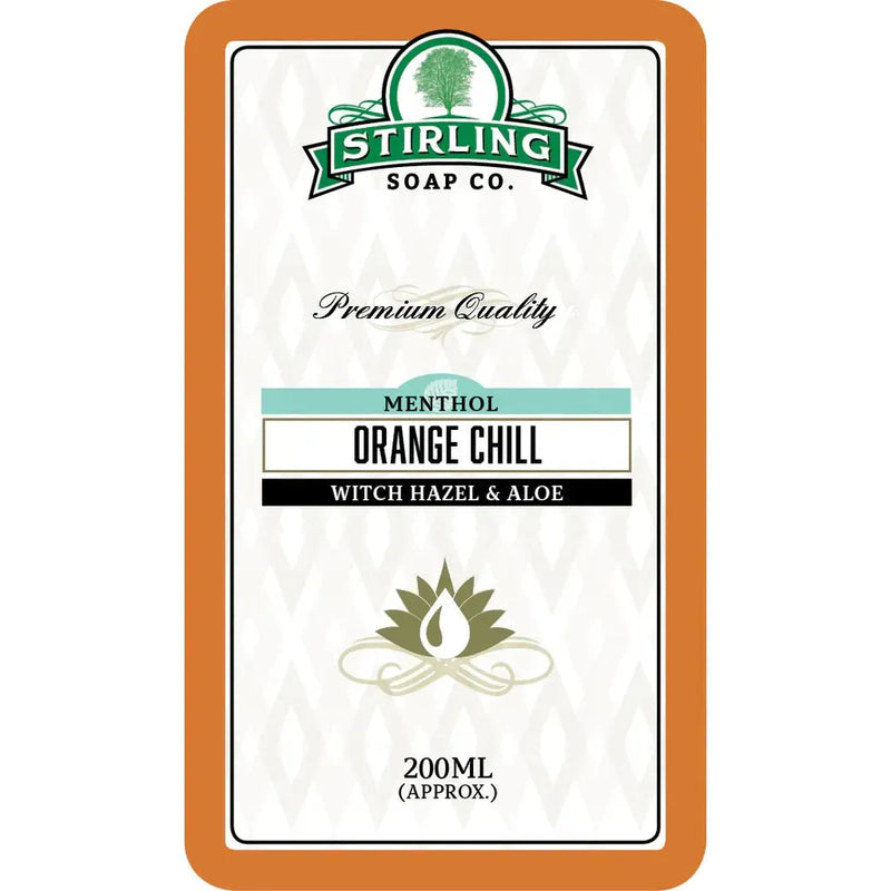 Stirling Soap Co Stirling Soap Co. Orange Chill Witch Hazel & Aloe 200 ml Shaving Soap Dark Slate Gray