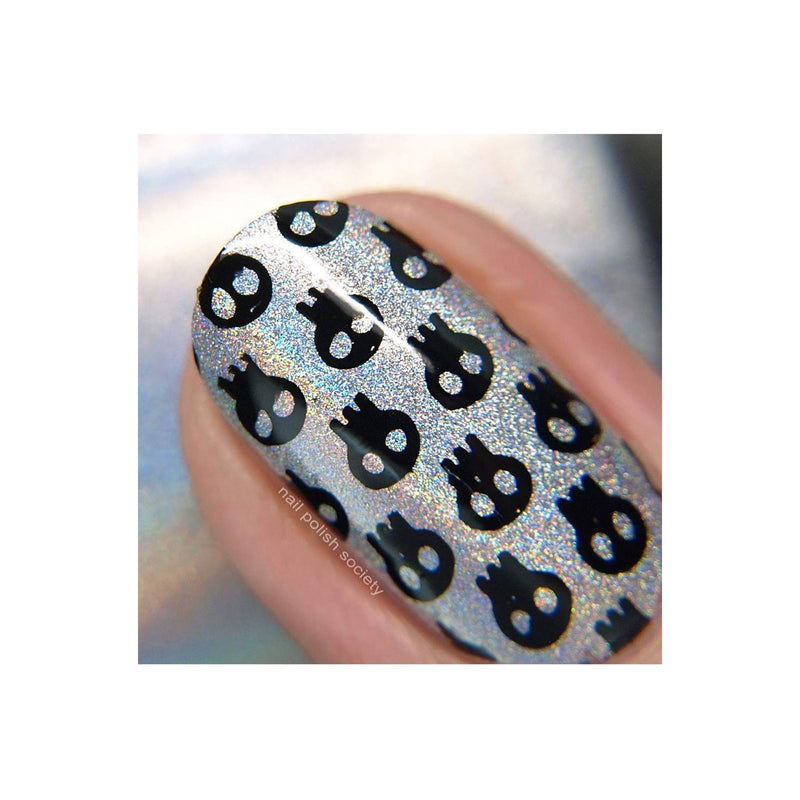 UberChic Beauty Halloween-04 Stamping Plate Rosy Brown