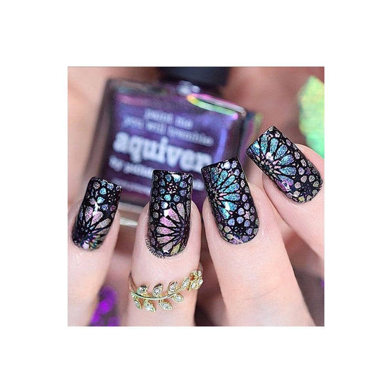 UberChic Beauty Moroccan Beauty Stamping Plate Gray
