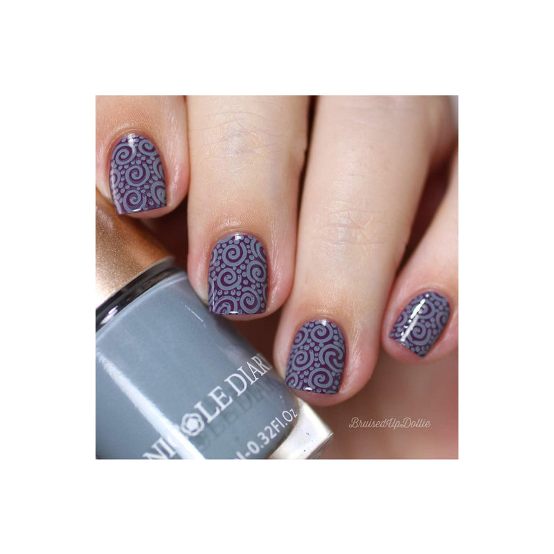UberChic Beauty Collection 25 Stamping Plate Rosy Brown
