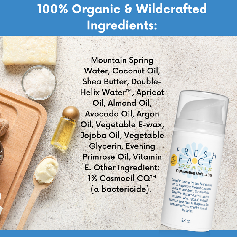 COLEHERBALS LLC 42 - Fresh Face Organix Rejuvenating Facial Moisturizer Facial Moisturizer Antique White