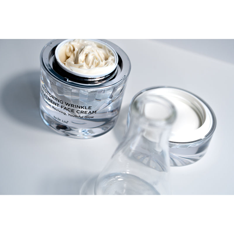 EpiLynx Restoring Wrinkle Treatment Face Cream – Vegan, Hypoallergenic, Gluten-Free Anti-Aging Formula Light Gray