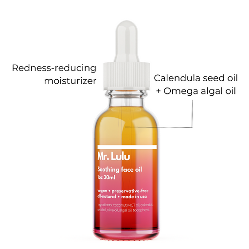 Mr. Lulu Skincare Soothing Face Oil White Smoke Single,2-pack save 5%