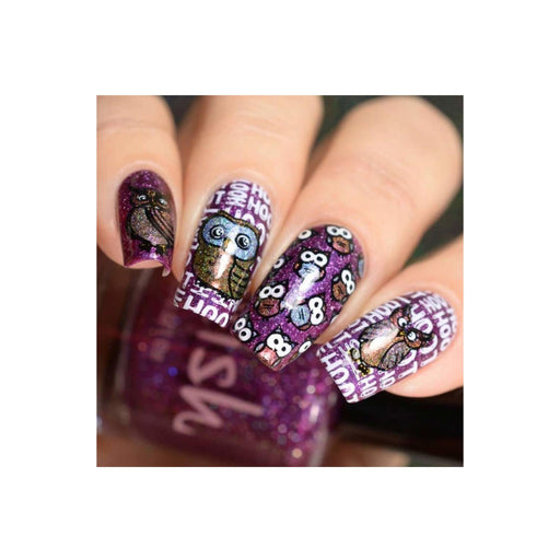 UberChic Beauty Who Gives a Hoot Stamping Plate Tan