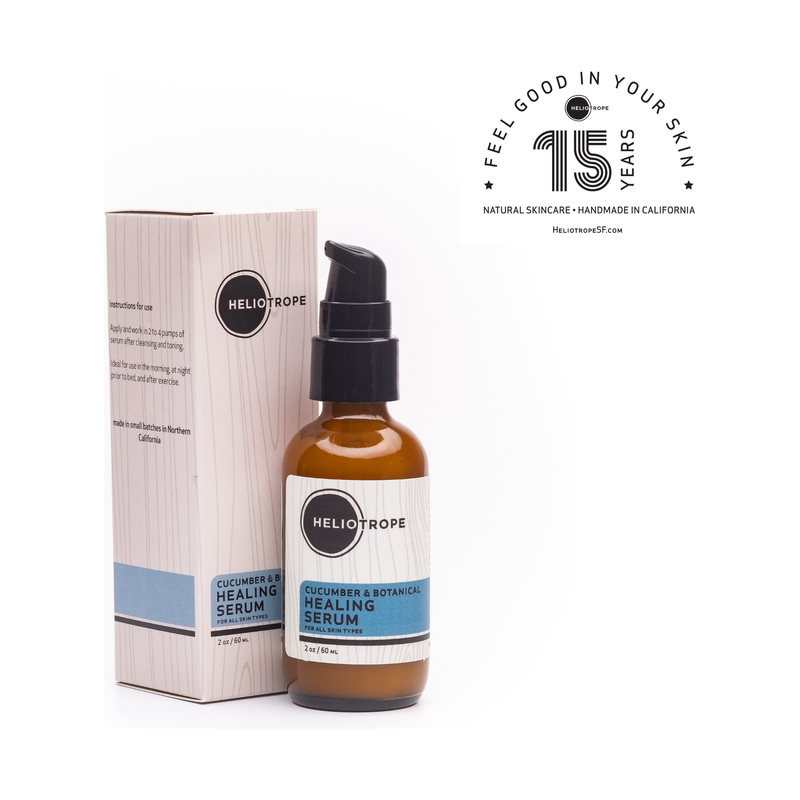 Heliotrope San Francisco Cucumber & Botanical Healing Serum Face Serum White Smoke