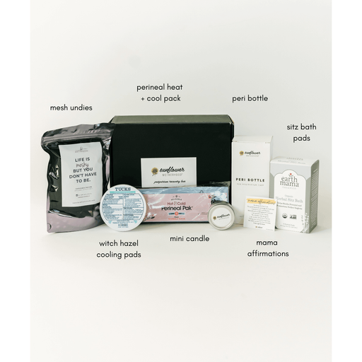 Sunflower Motherhood Postpartum Recovery Box Baby Gift Set Beige