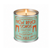 Good & Well Supply Co New River Gorge National Park Candle Candles Dark Sea Green Half Pint / 8oz / Cotton Wick,Pint / 14oz / Cotton Wick