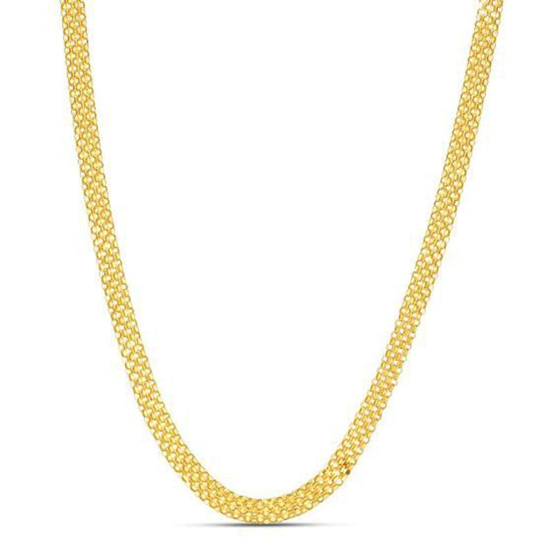 Bids.com 14k Yellow Gold Bismark Chain (4.70 mm) Necklaces White Smoke 16 / Yellow Gold,18 / Yellow Gold,20 / Yellow Gold