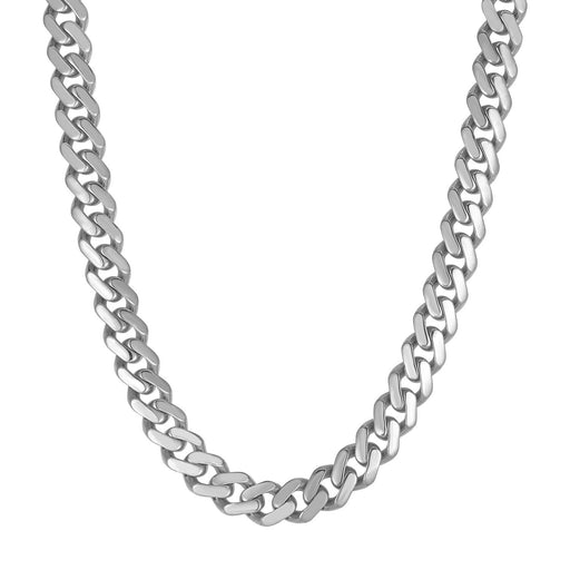 Bids.com 14k White Gold 22 inch Polished Curb Chain Necklace Necklaces White Smoke 22 / White Gold