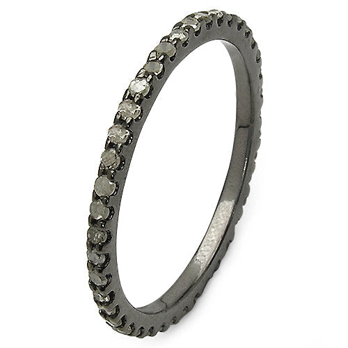 Bids.com 0.60 Carat Genuine TLB Diamond .925 Sterling Silver Ring Rings White Smoke size 9.00,size 6.00,size 7.00,size 8.00
