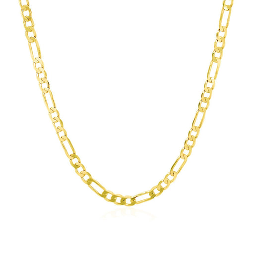 Bids.com 3.1mm 14k Yellow Gold Solid Figaro Chain Necklaces White Smoke 16 / Yellow Gold,18 / Yellow Gold,20 / Yellow Gold,22 / Yellow Gold,24 / Yellow Gold,30 / Yellow Gold,One / Yellow Gold