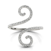 Bids.com 14k White Gold Diamond Open Flourish Style Ring (1/2 cttw) Rings White Smoke 3 / White Gold,3.5 / White Gold,4 / White Gold,4.5 / White Gold,5 / White Gold,5.5 / White Gold,6 / White Gold,6.5 / White Gold,7 / White Gold,7.5 / White Gold,8 / White Gold,8.5 / White Gold,9 / White Gold