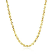 Bids.com 3.5mm 10k Yellow Gold Solid Diamond Cut Rope Chain Necklaces White Smoke 18 / Yellow Gold,20 / Yellow Gold,22 / Yellow Gold,24 / Yellow Gold,One / Yellow Gold