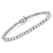 Bids.com .925 Sterling Silver 1.0 Cttw Miracle-Set Diamond Round Faceted Bezel Tennis Bracelet (I-J Color, I3 Clarity) - 7" Bracelets White Smoke 7 / Yellow.Sterling Silver,8 / Yellow.Sterling Silver,8 / Rose.Sterling Silver,7 / Rose.Sterling Silver,8 / White.Sterling Silver,7 / White.Sterling Silver,6 / White.Sterling Silver,6 / Yellow.Sterling Silver,6 / Rose.Sterling Silver,9 / Yellow.Sterling S
