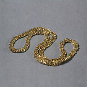 Bids.com 14k Yellow Gold Byzantine Motif Chain Necklace Necklaces Light Slate Gray 18 / Yellow Gold,20 / Yellow Gold