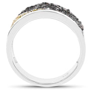 Bids.com 1.32 Carat Genuine multi Diamond .925 Sterling Silver Ring Rings White Smoke size 6.00,size 7.00,size 8.00,size 9.00