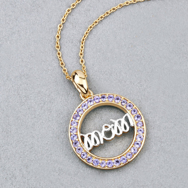 Bids.com 0.64 Carat Genuine Tanzanite .925 Sterling Silver Pendant Pendants Gray size 18.00