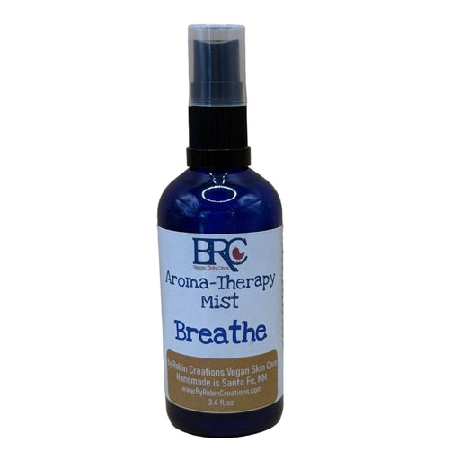 By Robin Creations Herbal Aromatherapy Mist Massage & Relaxation White Smoke Anxiety Away / 3.4oz Glass Bottle,Breathe (for Colds & Congestion) / 3.4oz Glass Bottle,Fatigue Fighter / 3.4oz Glass Bottle,Allergy Relief / 3.4oz Glass Bottle,Cough Ease / 3.4oz Glass Bottle,Focus In / 3.4oz Glass Bottle,Headache & Migraine Relief / 3.4