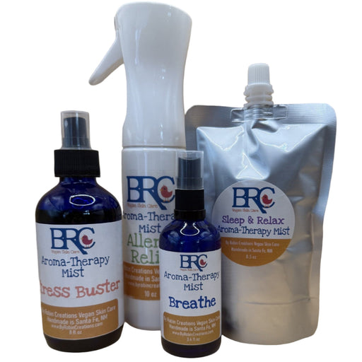 By Robin Creations Herbal Aromatherapy Mist Massage & Relaxation White Smoke Anxiety Away / 3.4oz Glass Bottle,Anxiety Away / 8 oz Glass Bottle,Anxiety Away / 10 oz Flairosol Continuous Spray,Anxiety Away / 8.5 oz Refill Pouch,Breathe (for Colds & Congestion) / 3.4oz Glass Bottle,Breathe (for Colds & Congestion) / 8 oz Glass Bottl