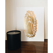 Be A Heart Our Lady of Guadalupe 8x10 Gold Leaf Print Posters, Prints, & Visual Artwork Lavender
