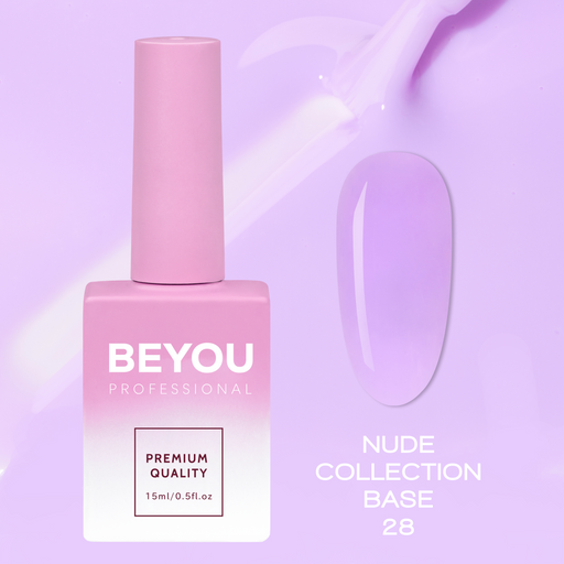nbmsupply BEYOU Professional Nude Collection Base 28 15 ML Lavender