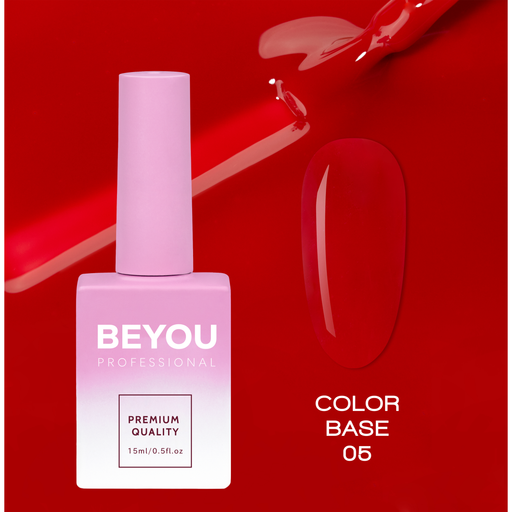 nbmsupply BEYOU Professional Color Base 05 15 ML Dark Red