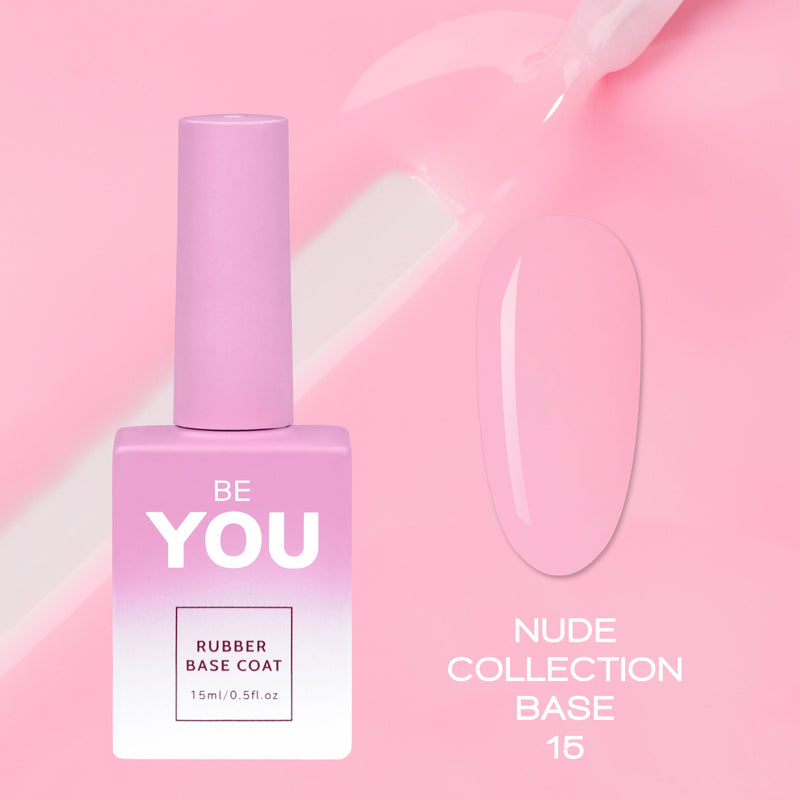 nbmsupply BEYOU Professional Nude collection Base 15 15 ML Light Pink