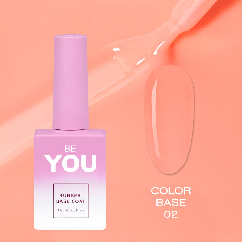 nbmsupply BEYOU Professional Color Base 02 15 ML Light Salmon